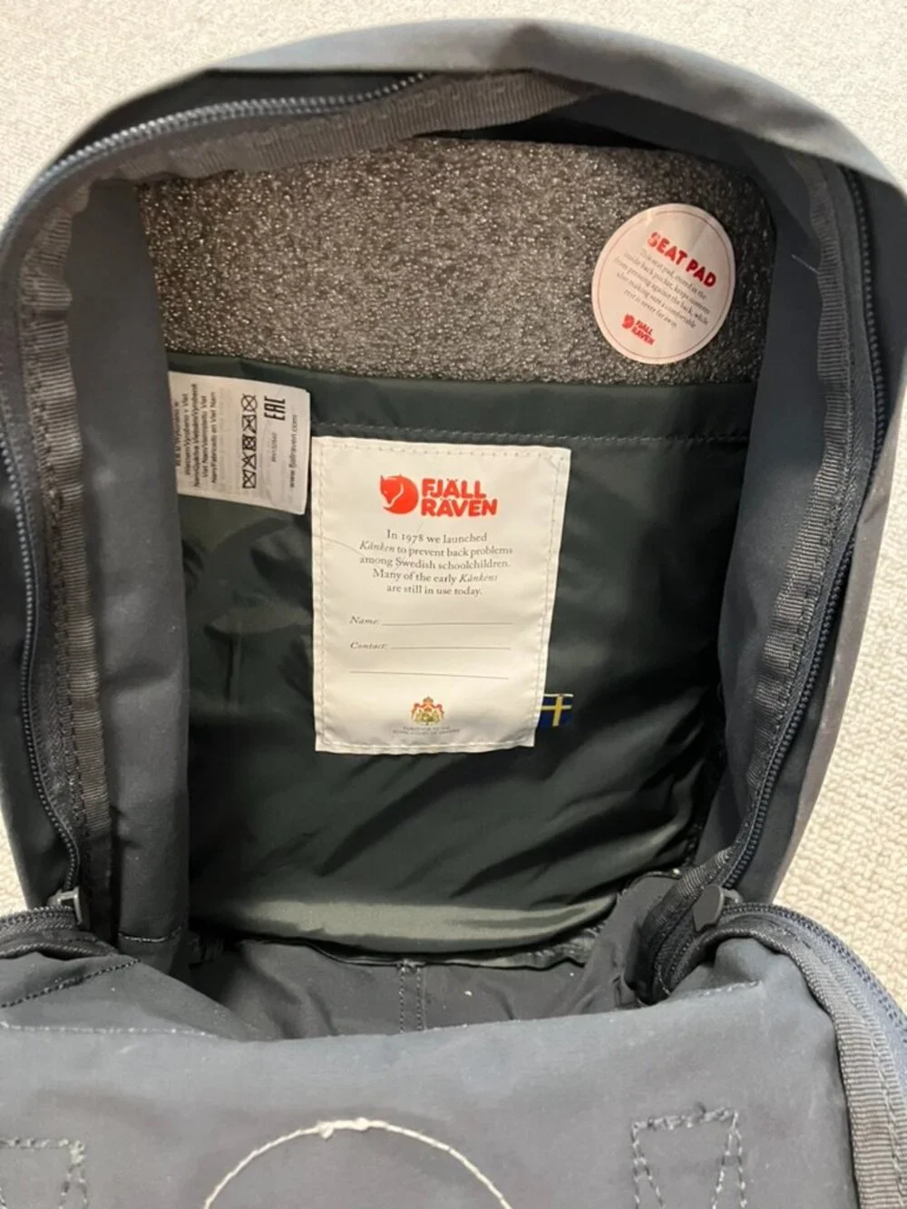 EUC Fjallraven Kanken Mini Backpack